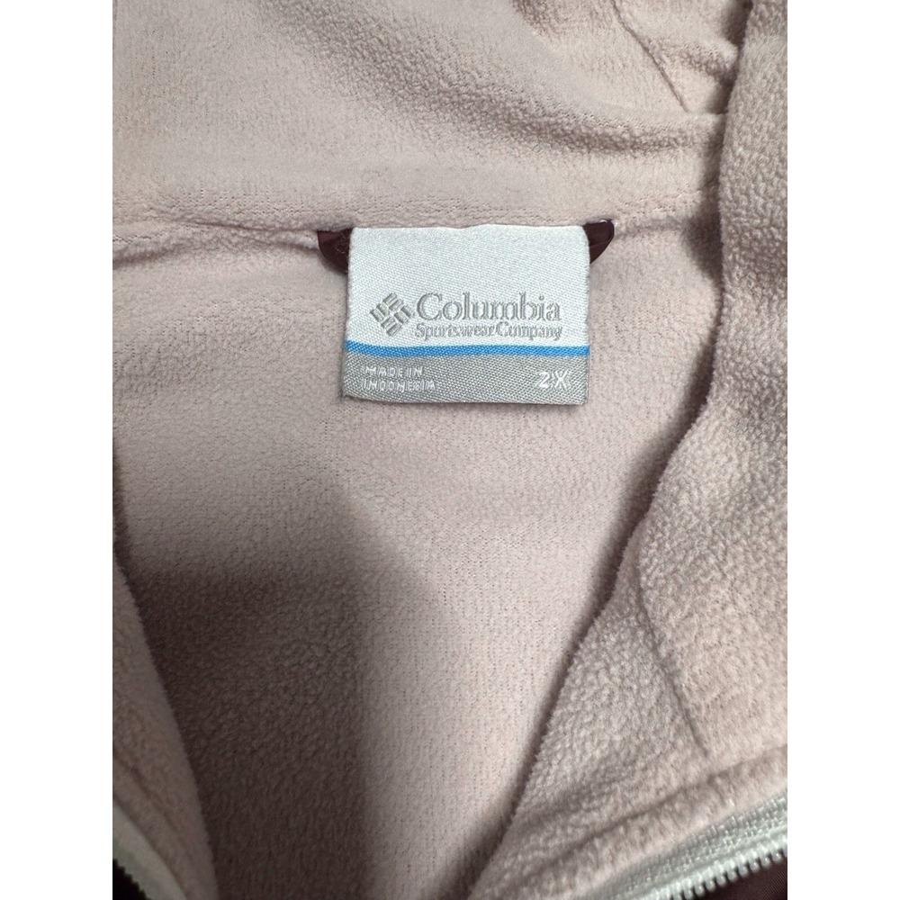 Columbia Center Ridge Lined Windbreaker Hooded Womens‎ Size 2X *read* - Picture 2 of 7
